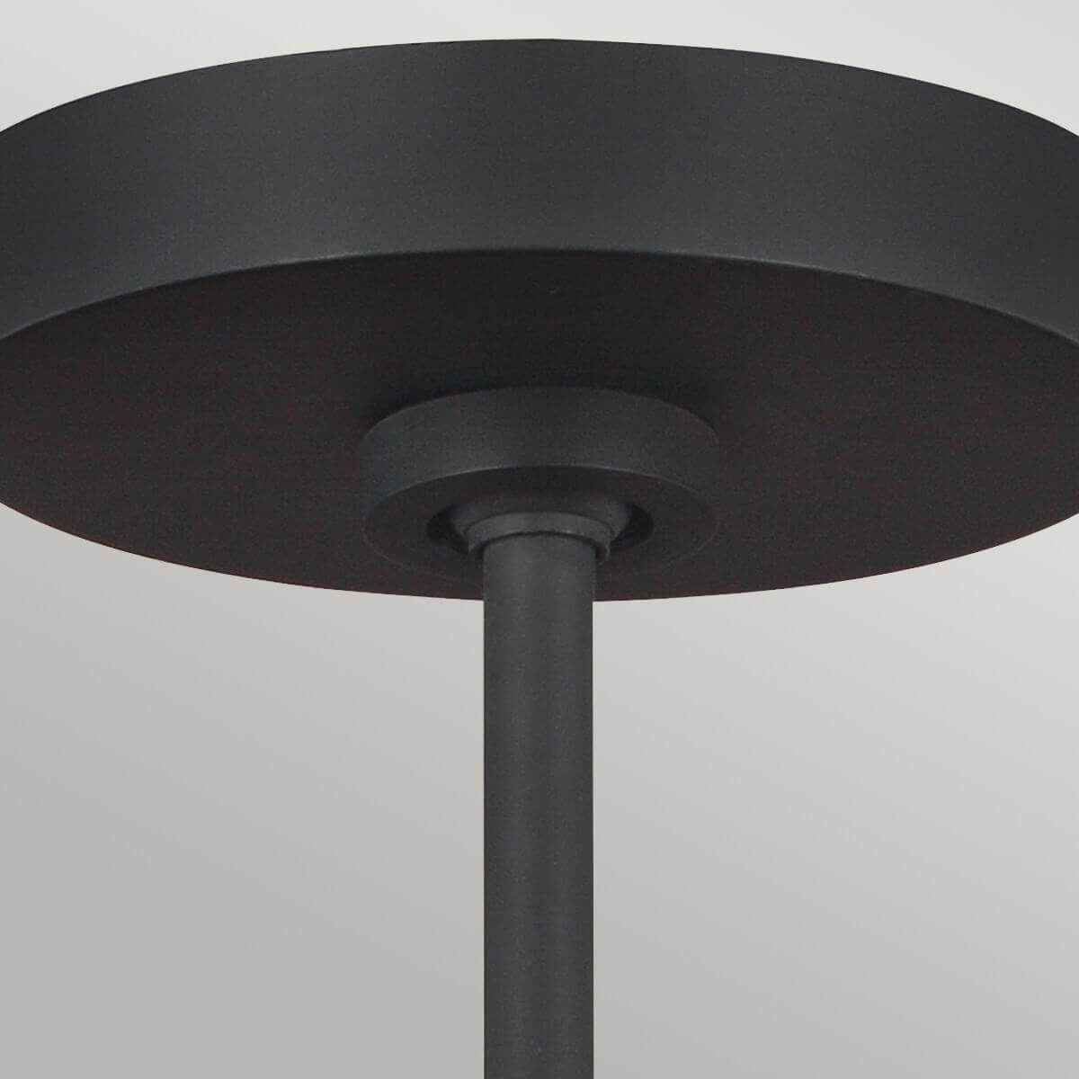 Suspension Asher 5 lumières noire, verre