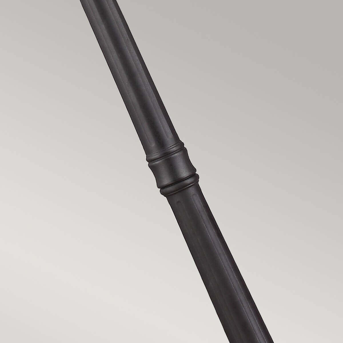Lampadaire extérieur Cotswold Lane 3 lumières noir, verre, H 257 cm