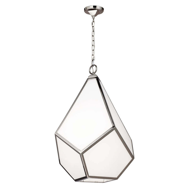 Lustre Diamond 4 lumières nickel poli