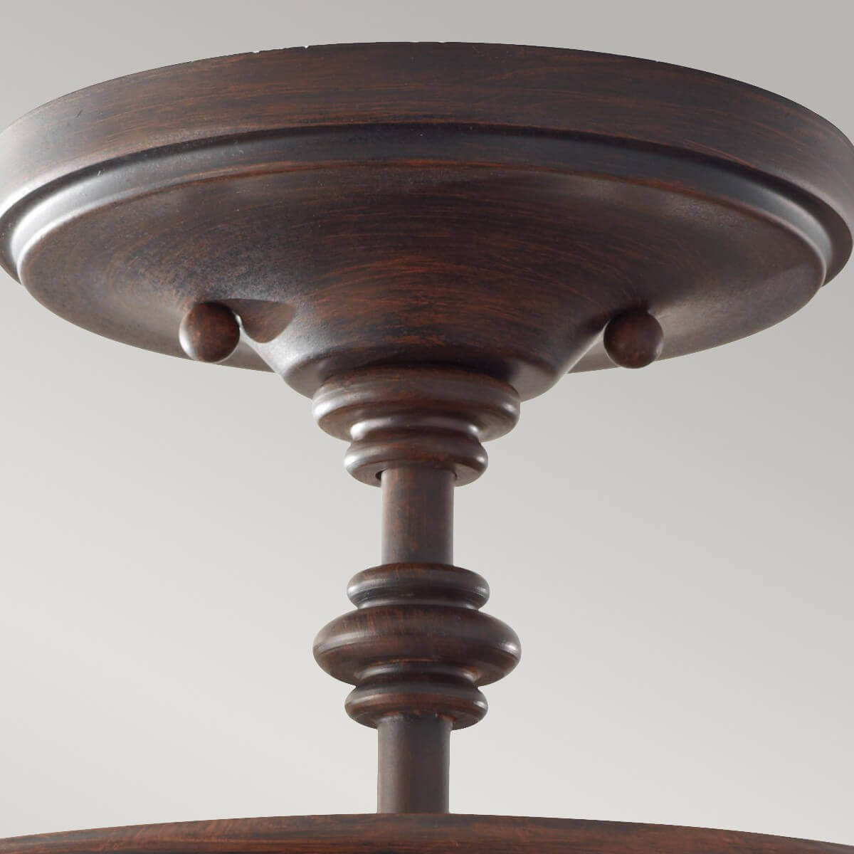 Plafonnier Pickering Lane 3 lumières bronze, verre