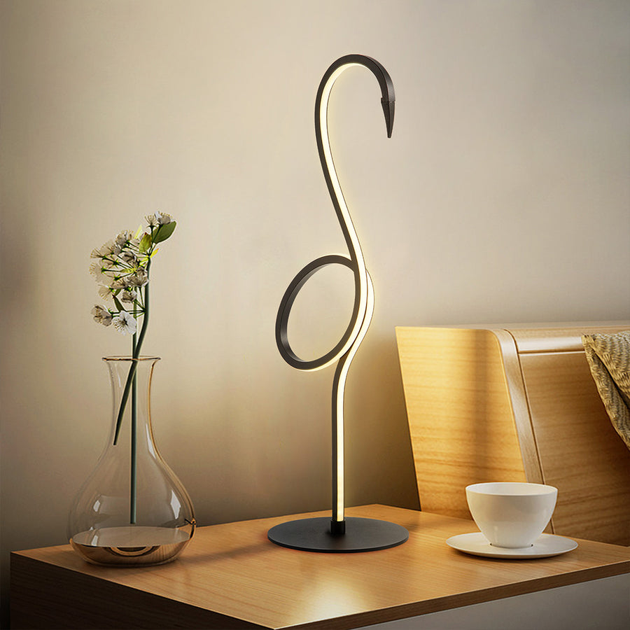 Lampe à poser Flamingo noire