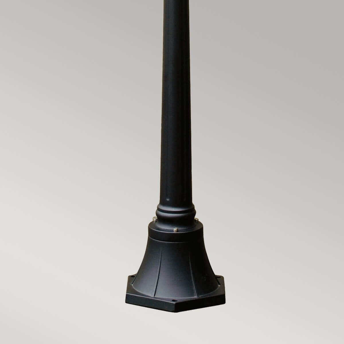 Lampadaire extérieur Ledbury noir, H 192,4 cm