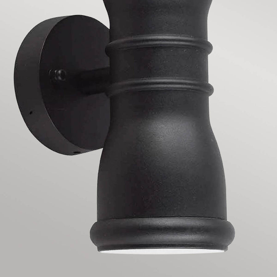 Applique extérieure Malvern 2 lumières noire
