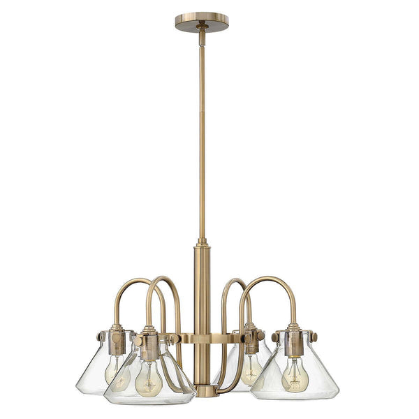 Lustre Congress 4 lumières, verre, Ø 68,6 cm