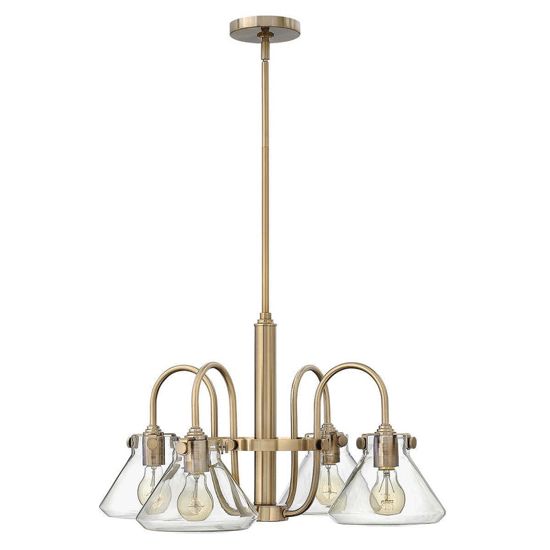 Lustre Congress 4 lumières, verre, Ø 68,6 cm