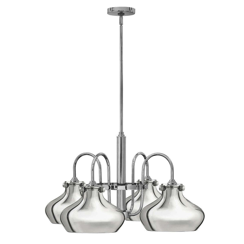 Lustre Congress 4 lumières chromé