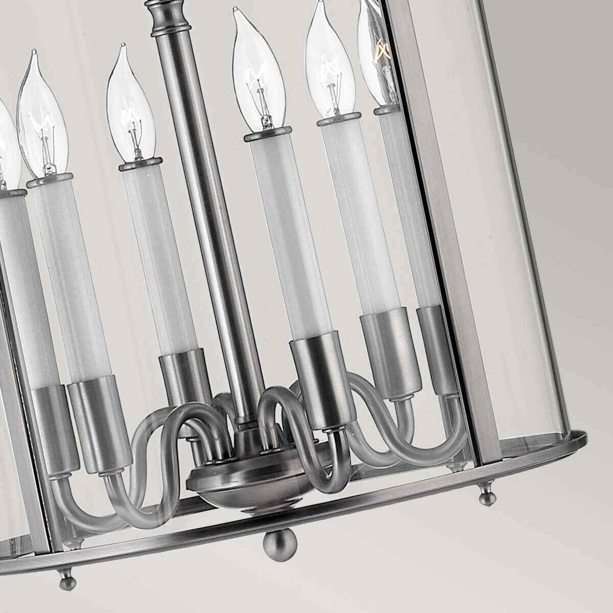Suspension Gentry 6 lumières, verre