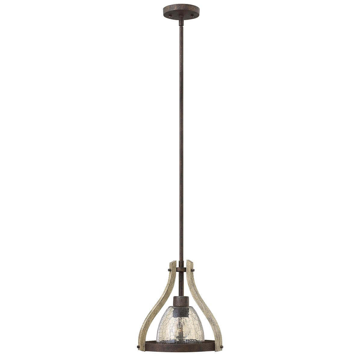 Suspension Middlefield rouille, bois massif