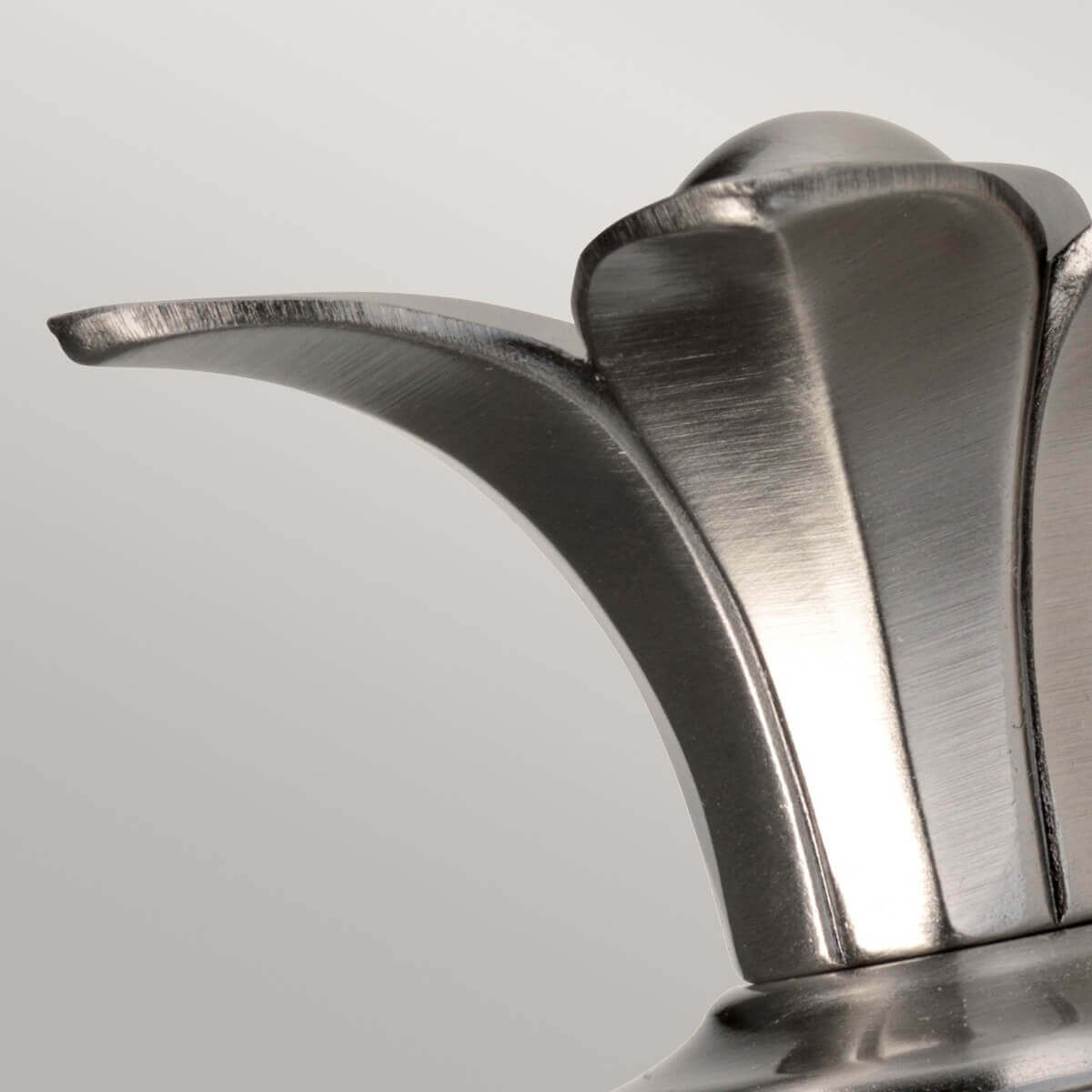 Applique murale Plantation nickel, verre