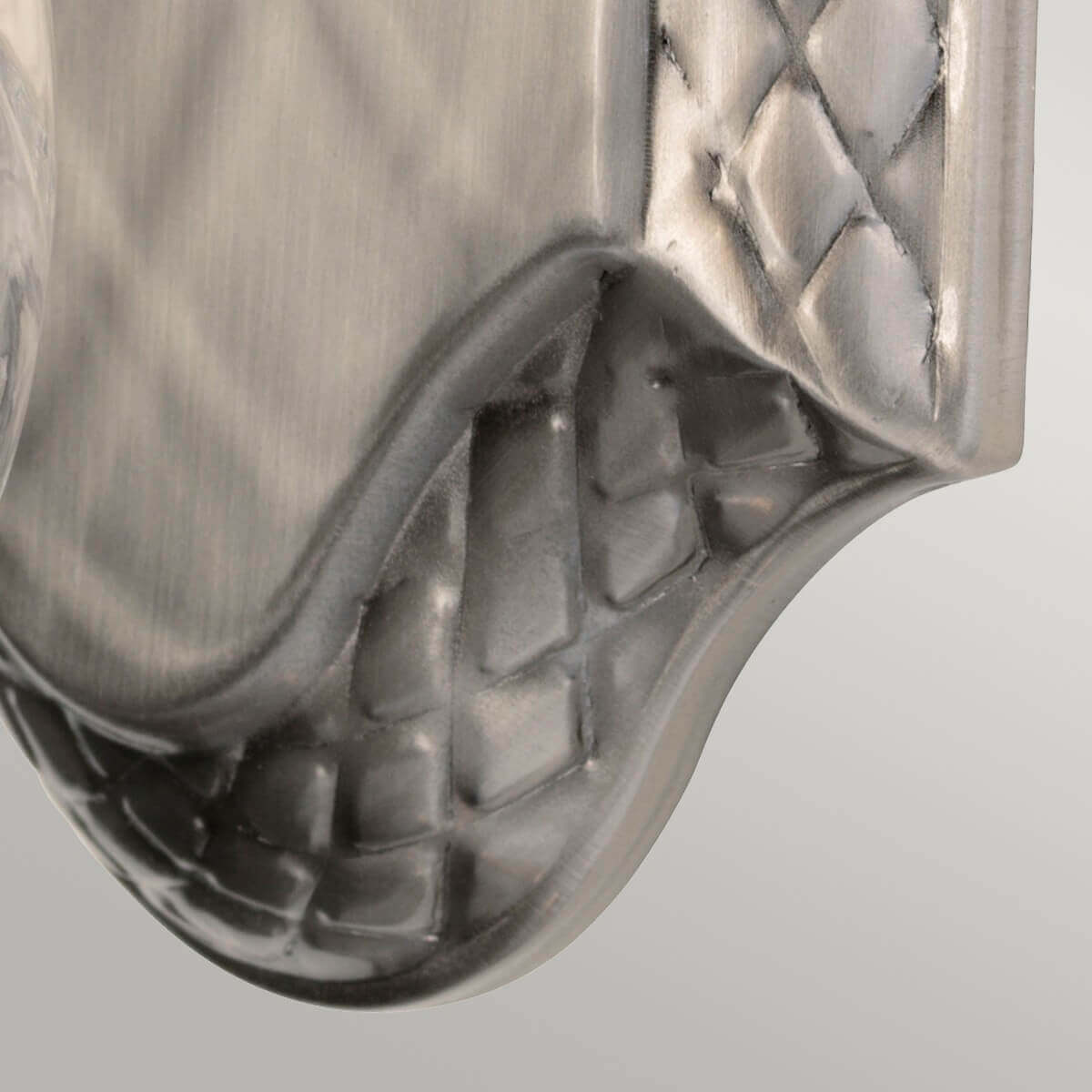 Applique murale Plantation nickel, verre