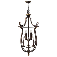 Lustre Plymouth 8 lumières bronze
