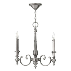 Lustre Yorktown 3 lumières nickel