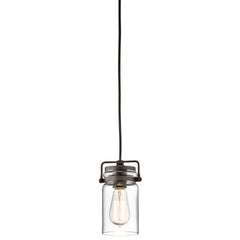 Suspension Brinley bronze, verre