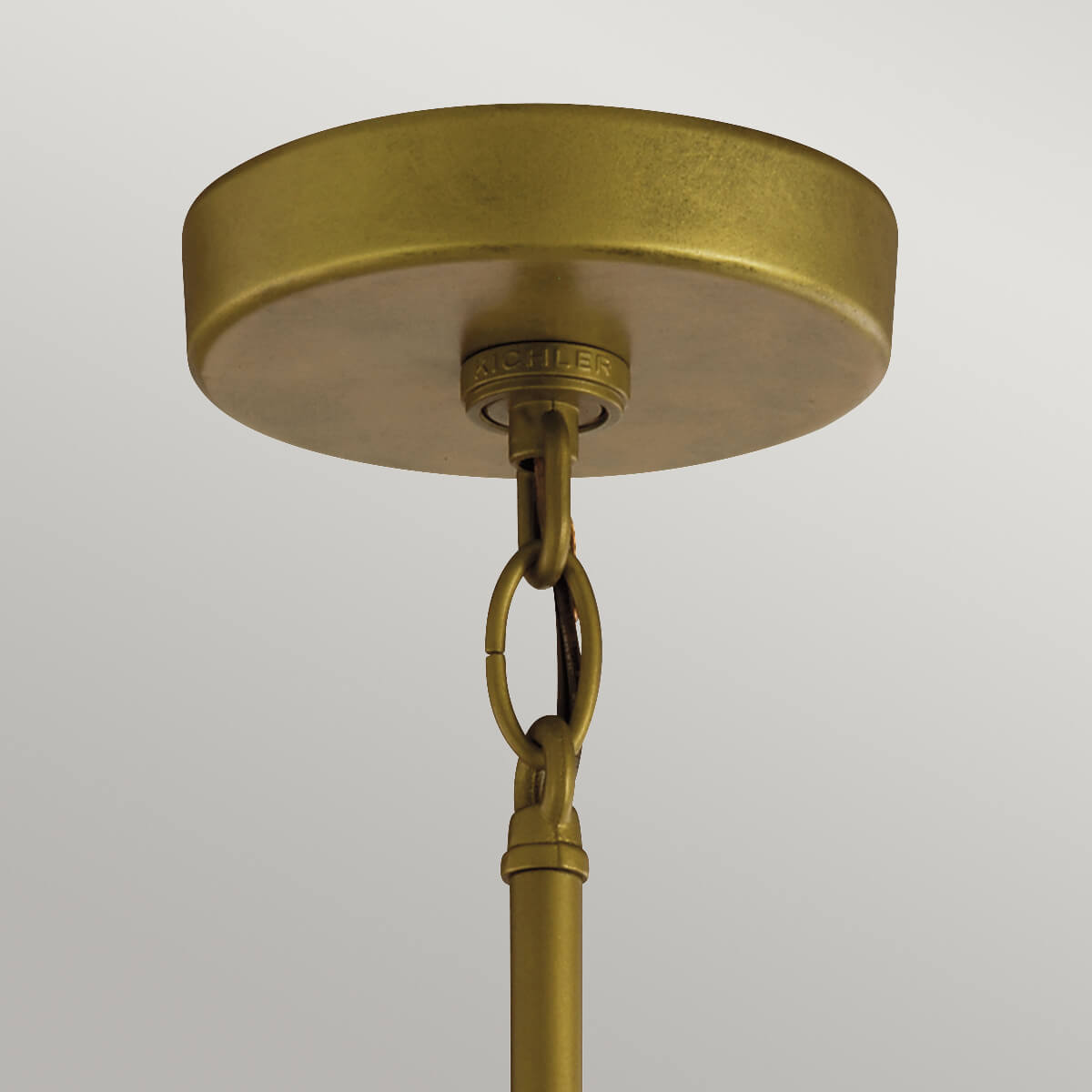 Suspension extérieure Camillo bois et laiton, verre