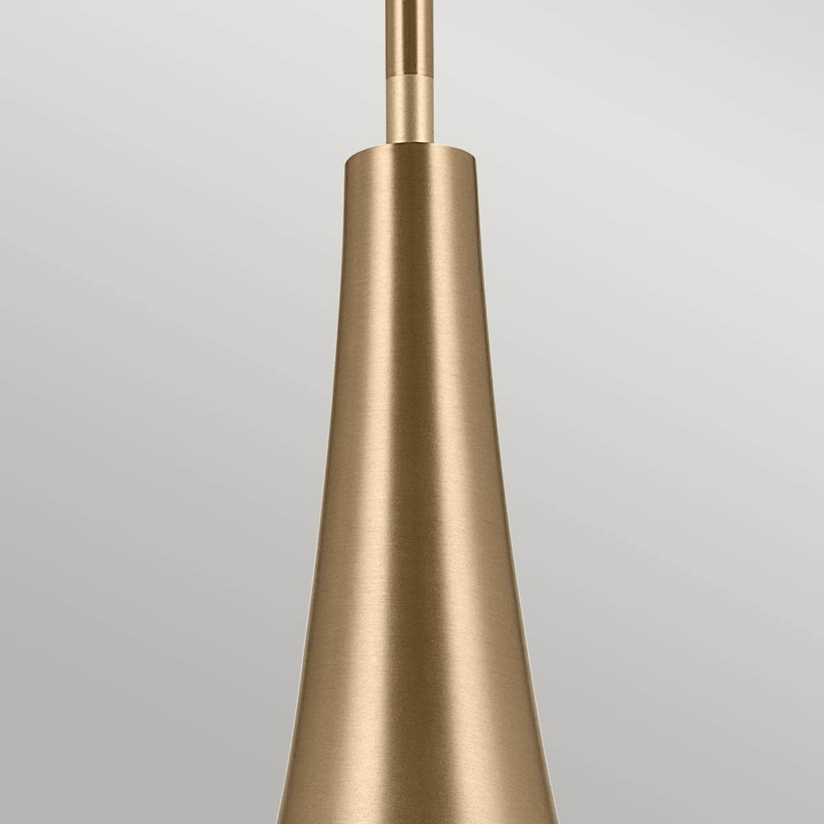 Suspension Deela bronze et opale, verre