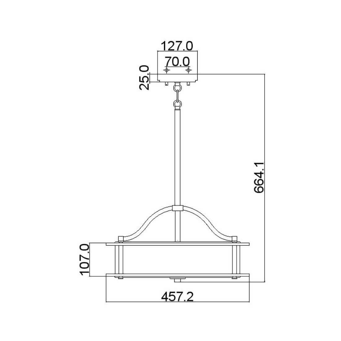 Suspension Emory 3 lumières
