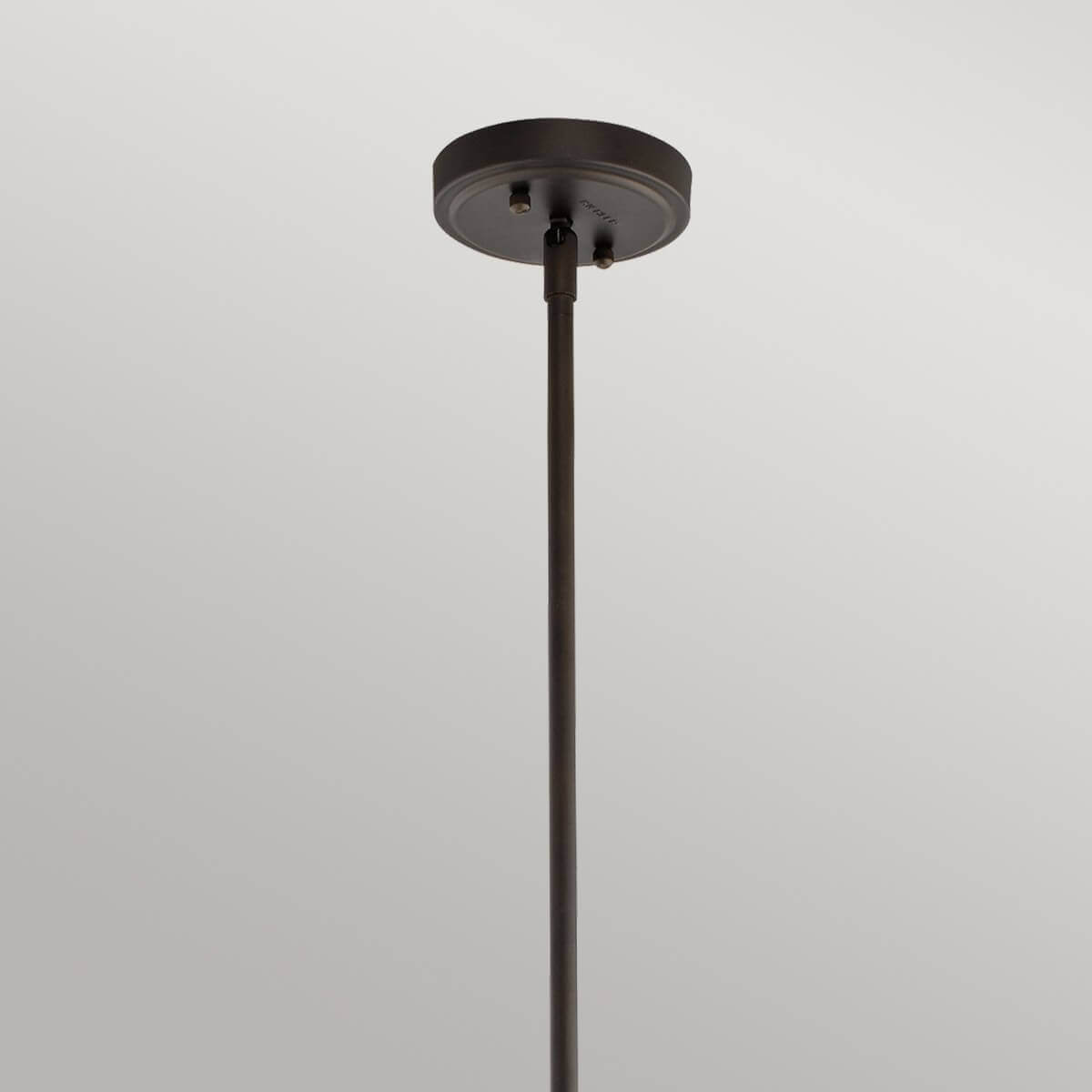 Suspension Everly bronze, verre, H 50,8 cm