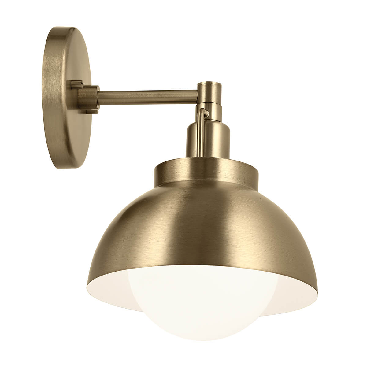 Applique murale Niva bronze et dorée, verre