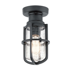 Lampadaire extérieur Suri noir, verre