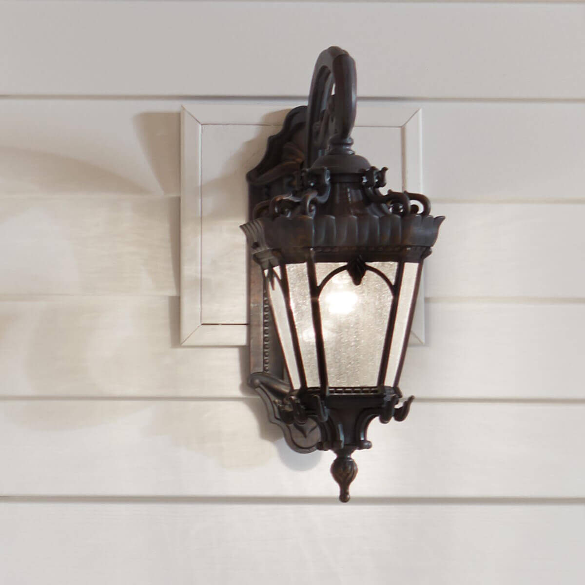 Applique extérieure Tournai 2 lumières, verre