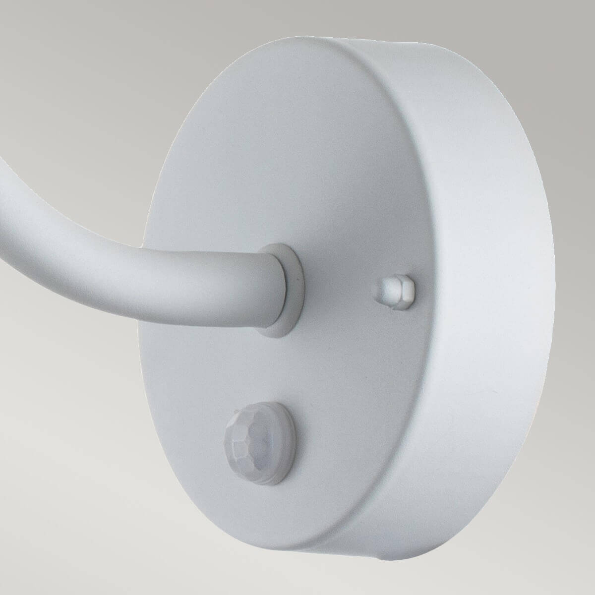 Applique extérieure Sensor blanche et argentée