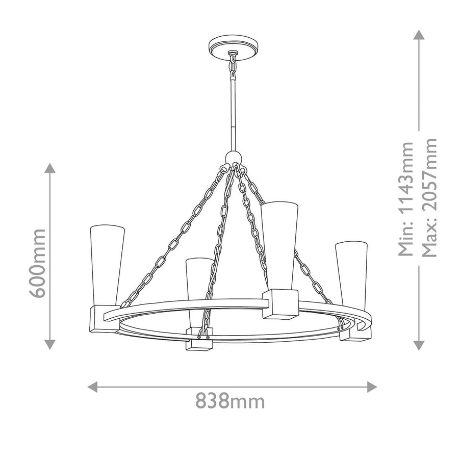 Lustre Kristy 4 lumières doré et opale, verre