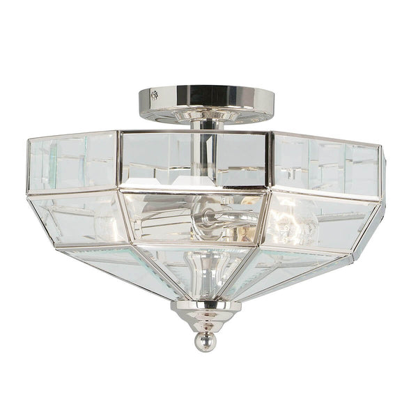 Luminaire plafonnier | Old Park Nickel