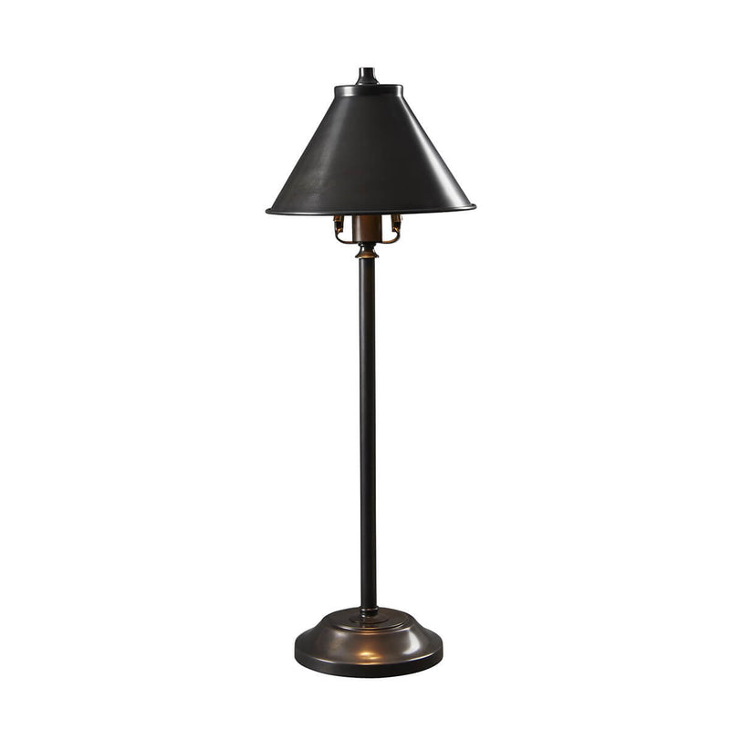 Lampe à poser Provence bronze, H 59 cm