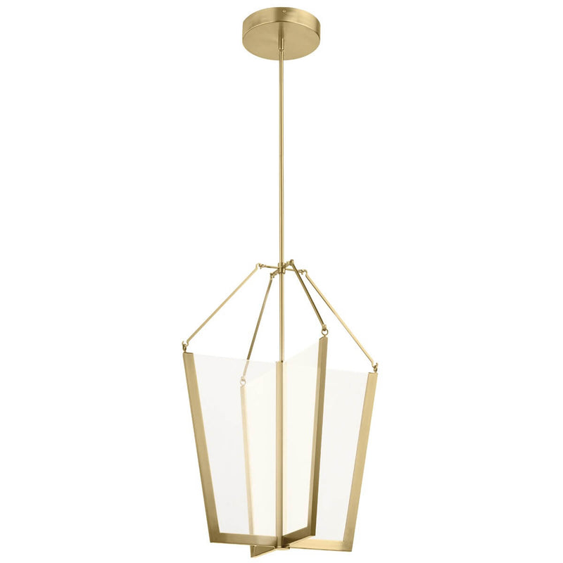 Suspension Calters dorée, H 73,2 cm
