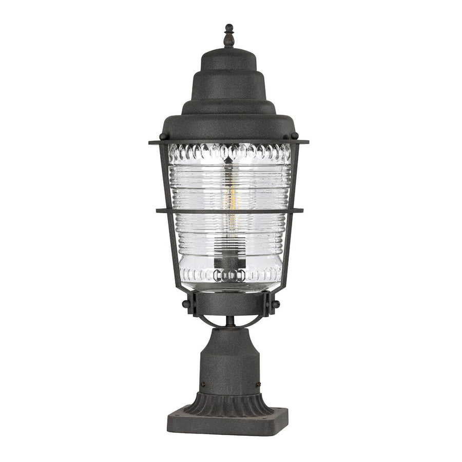 Lampadaire extérieur Chance Harbor transparent, verre