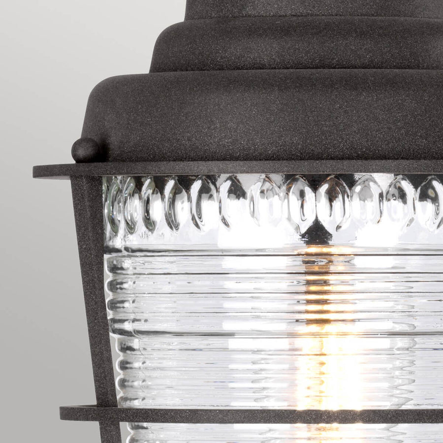 Lampadaire extérieur Chance Harbor transparent, verre