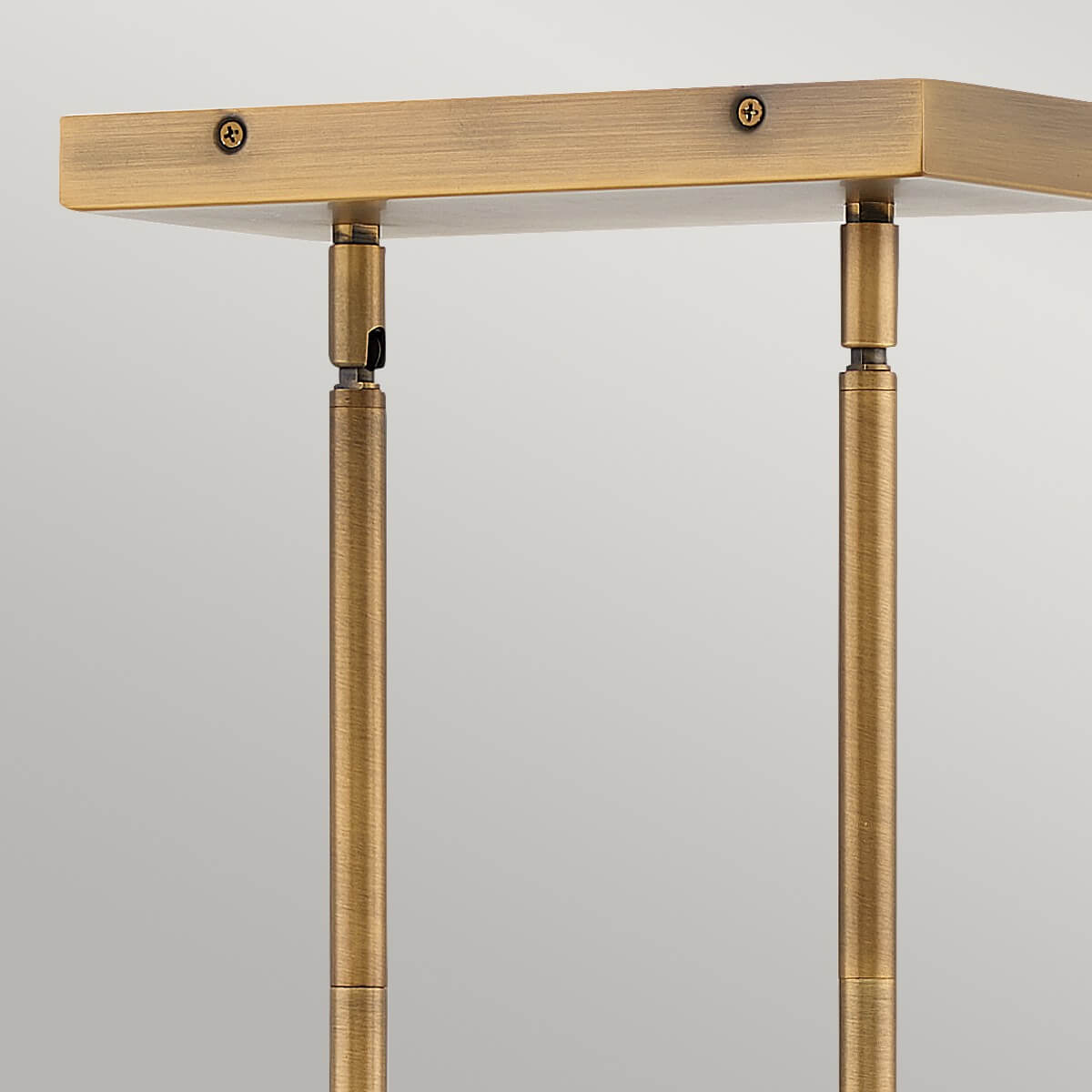 Suspension Ensemble 6 lumières bronze