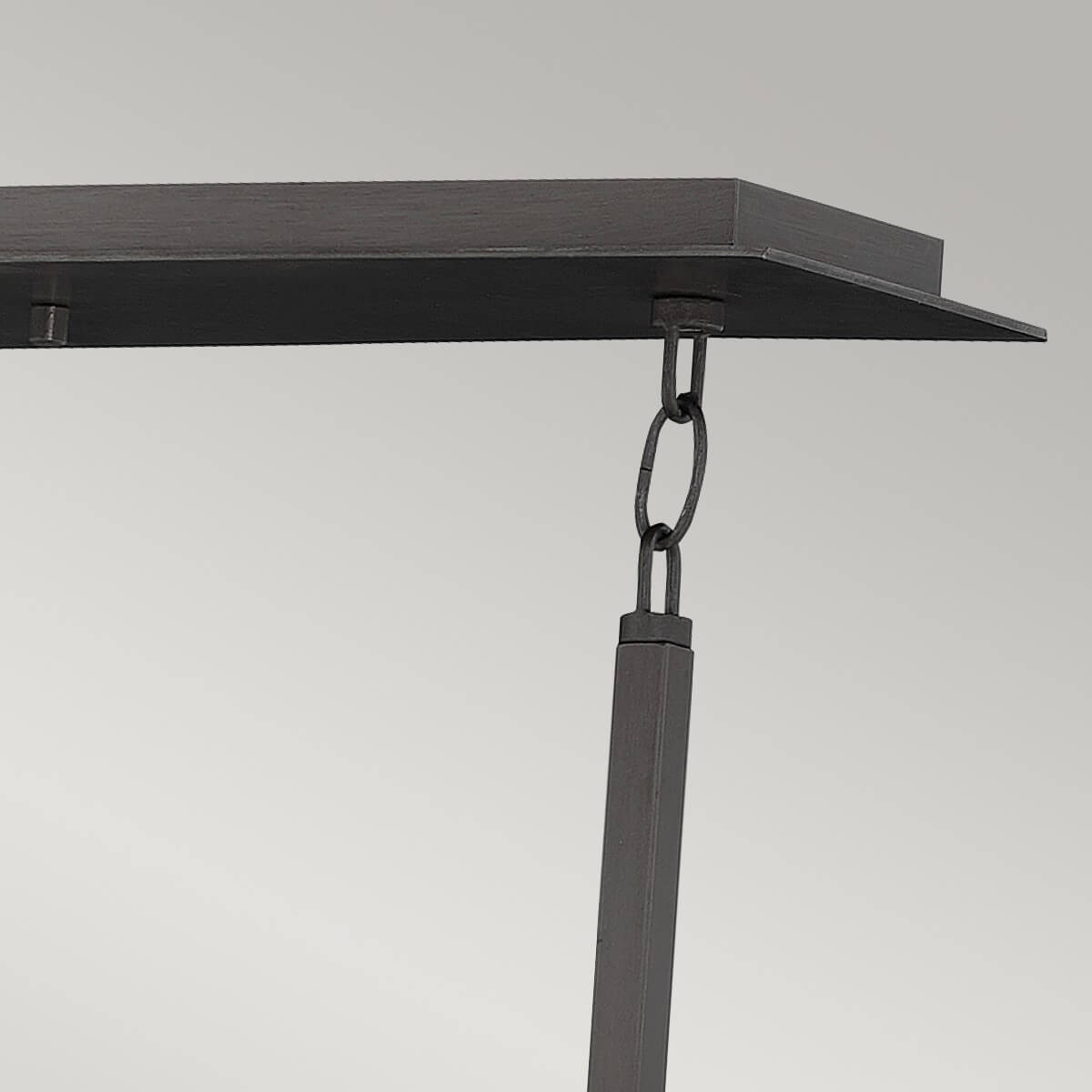 Suspension Ludlow 8 lumières anthracite