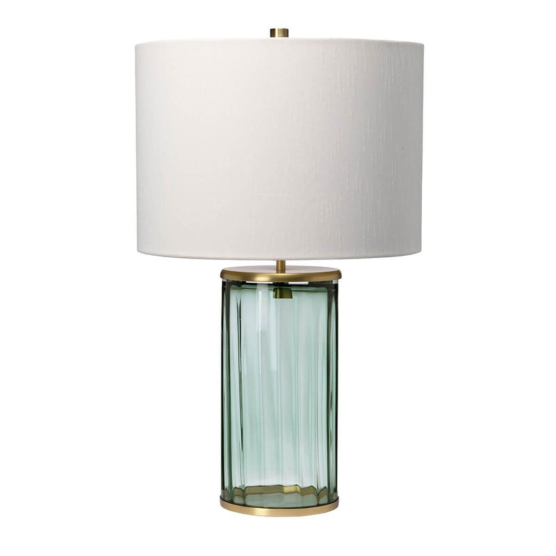 Lampe à poser Reno laiton vieilli, verre