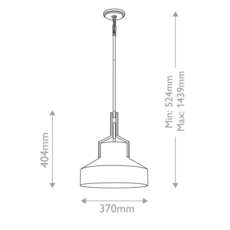 Suspension Brecken 2 lumières laiton vieilli et opale, verre (QZ-BRECKEN-2P-AB-OPAL)