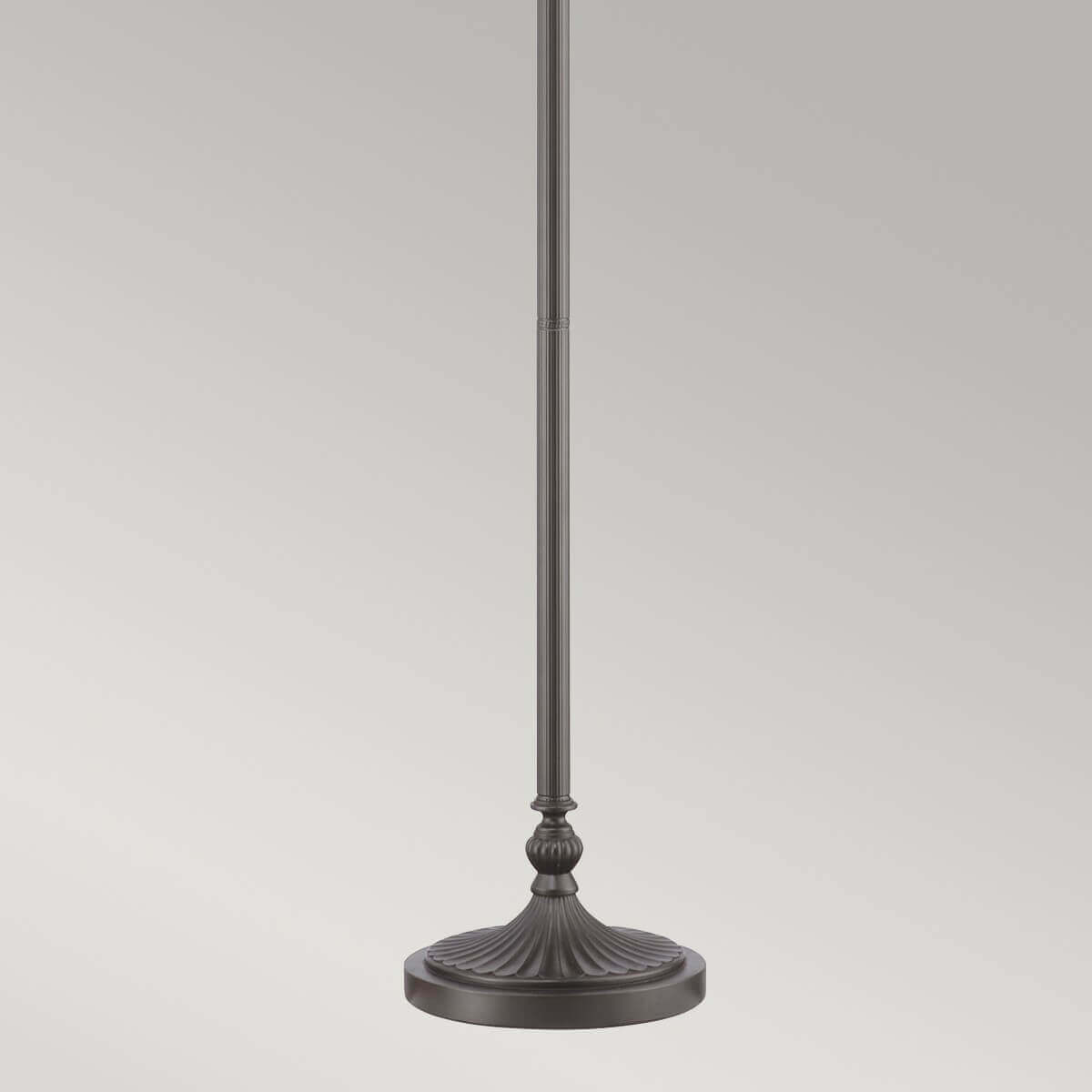 Lampadaire Kami bronze, verre