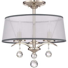 Luminaire plafonnier | Whitney Argenté
