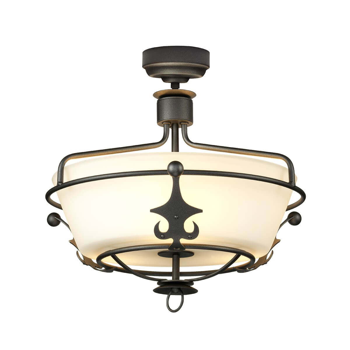 Plafonnier Windsor 3 lumières anthracite