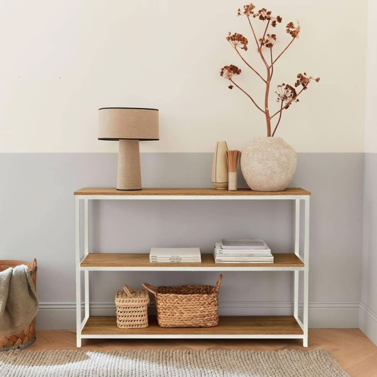 Étagère Métal Bois Loft | Horizon - Designix Bibliothèque