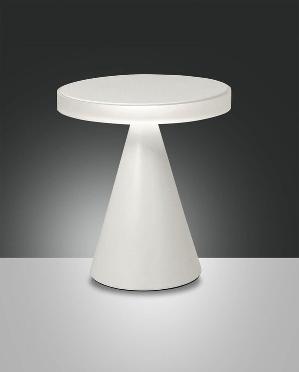 Lampe à poser Neutra blanche, Ø 24 cm
