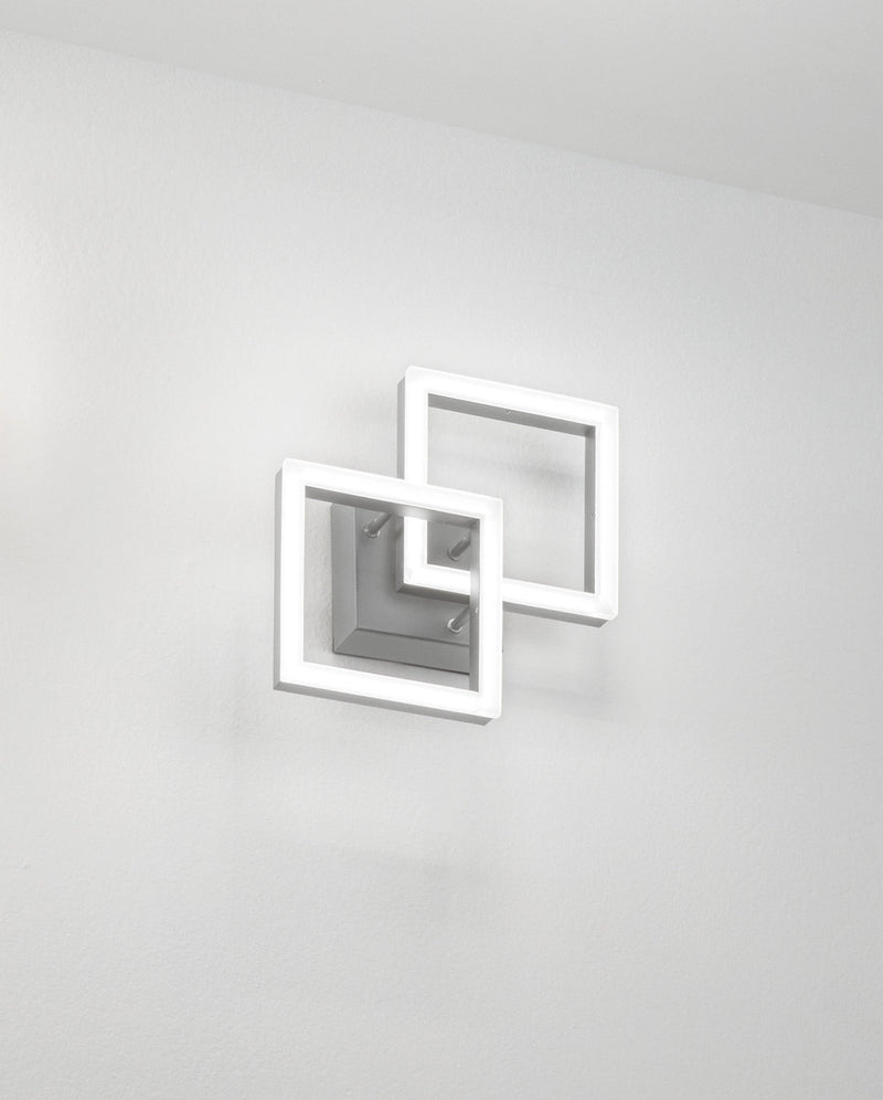 Plafonnier Bard anthracite et gris