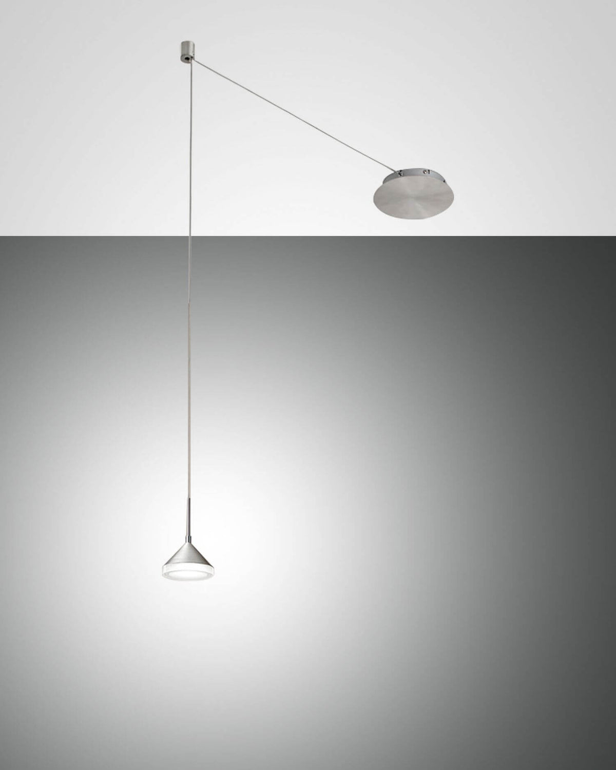 Suspension Isabella aluminium, Ø 20 cm