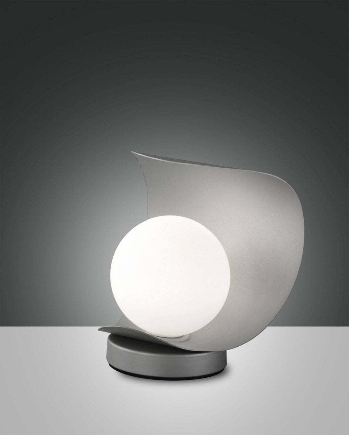 Lampe à poser Adria argentée