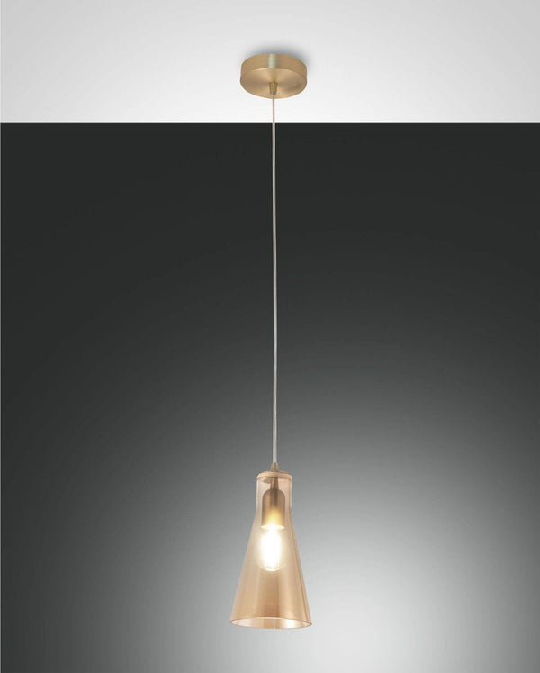 Suspension luminaire | Dafne Laiton