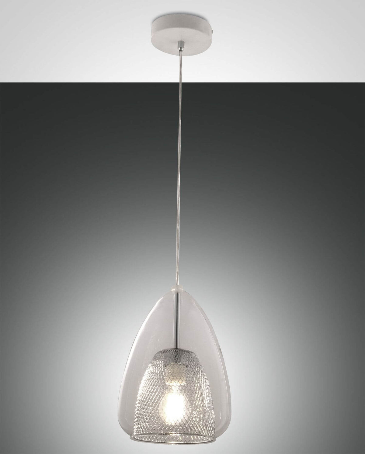 Suspension Britton transparente