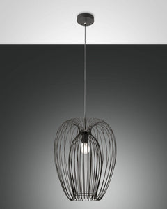 Suspension Camp noire, Ø 40 cm