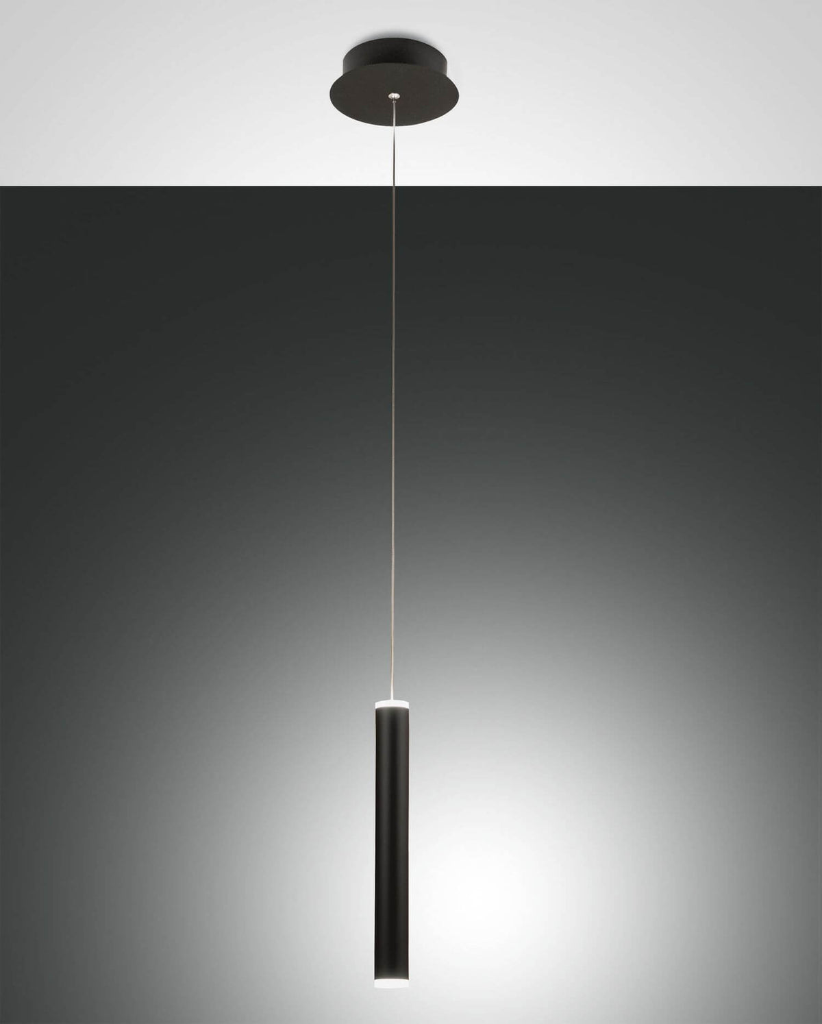 Suspension Prado noire, Ø 3,7 cm (3685-40-101)