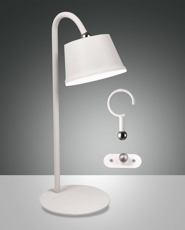 Lampe extérieure Armanda blanche, Ø 12 cm