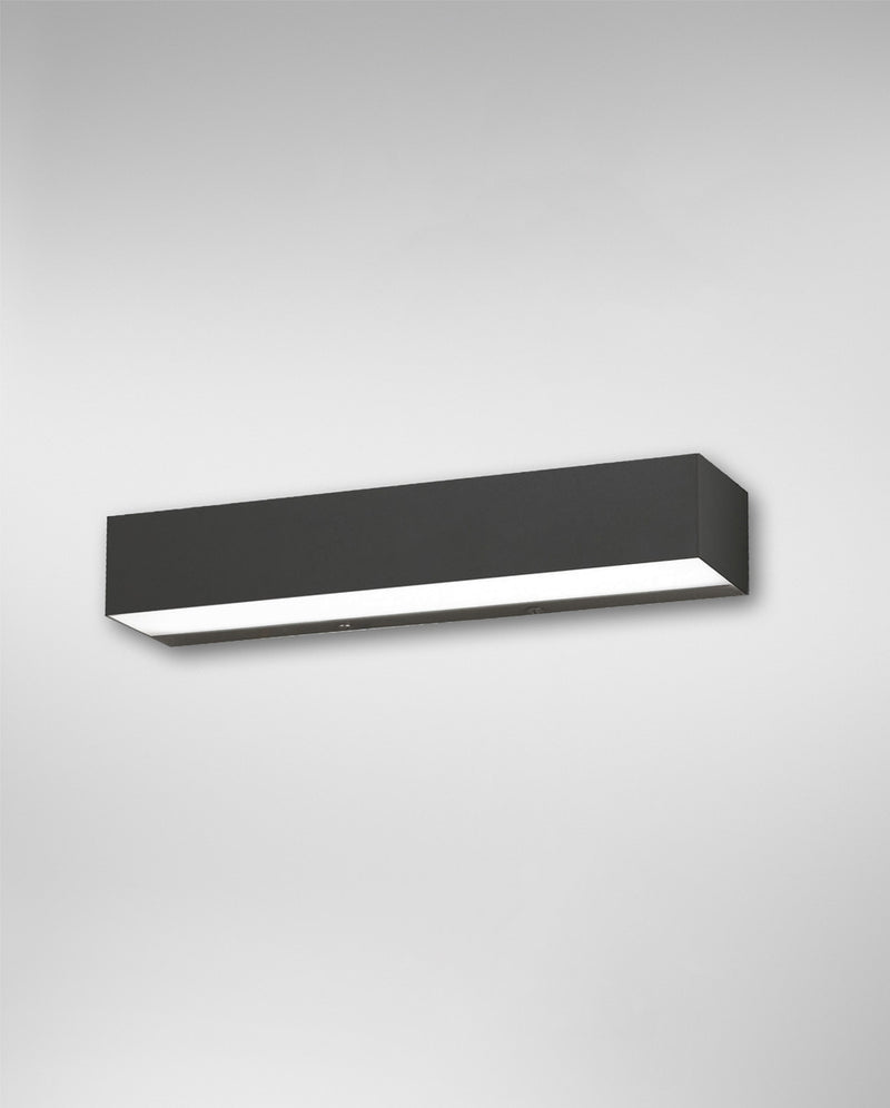 Applique murale Mistral anthracite, L 31 cm