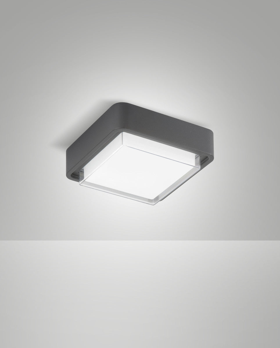 Plafonnier extérieur Diuk Dark Grey gris